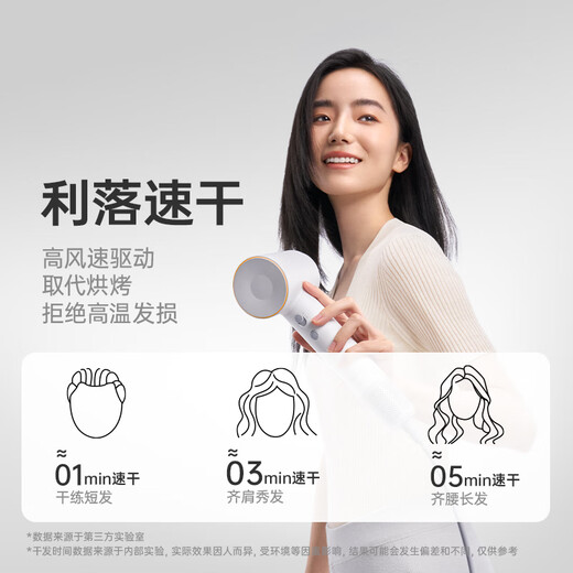 Laifen SE household high-speed hair dryer high-power quick-drying low-noise hair dryer strong wind does not damage the hair dryer birthday Valentine's Day gift SE light blue