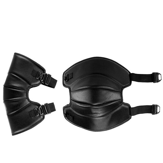 Yaphtes electric vehicle knee pads, winter motorcycle PU warm men's and women's riding and running thickened windproof and cold-proof leggings