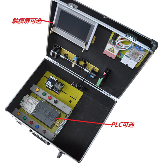 ERIKOLE PLC learning chassis plc learning machine including teaching and training S7-200 SMART PLC test basic model New Weilon 7-inch network port 8072IP original ST