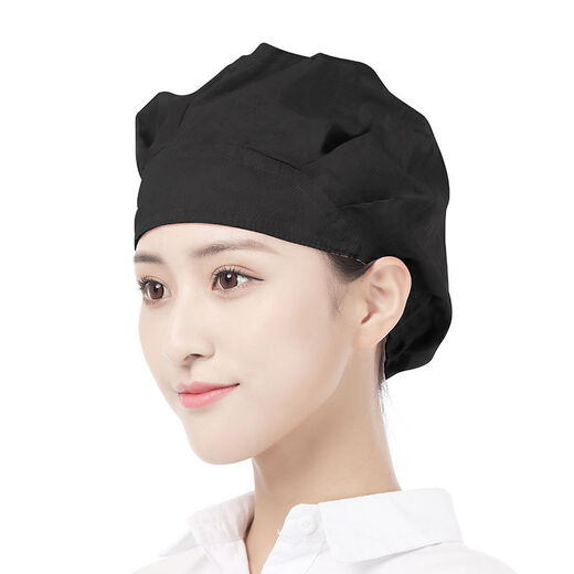 Wobaren chef hat home cooking nurse hygiene dust hat anti-smoke baking work hat tooling baking catering food navy flower