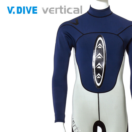 V.DIVE Vertical 1mm competitive series professional high-elastic fashionable thin one-piece men's and women's diving suits fashionable wetsuits VVW-M05mm-BL S