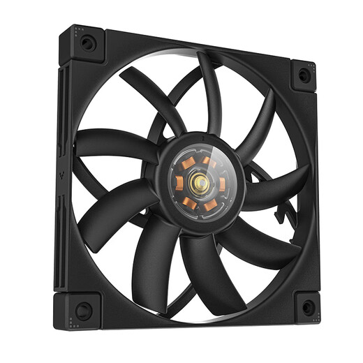 
Kyushu Fengshen (DEEPCOOL) FT12 12cm thin fan ITX chassis fan (4PIN interface/PWM temperature control/white light/bearing visualization/12015 Specifications)