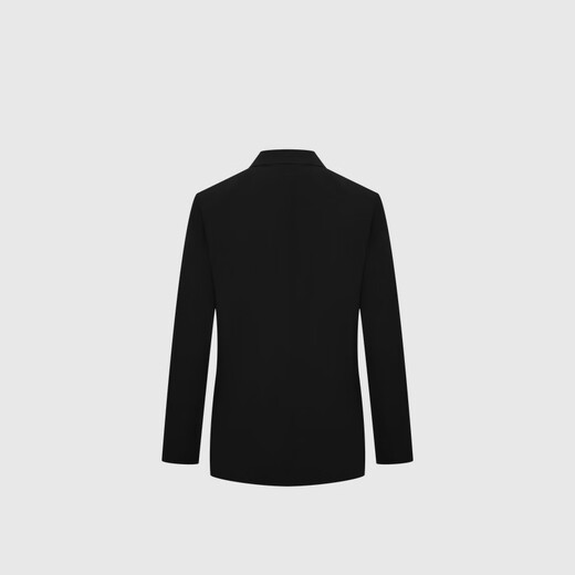 
Biemlfdlkk [Lightweight and comfortable] Spring and summer men's casual commuting and easy to take care of windproof light business suit jacket workplace outfit 07 black L /105