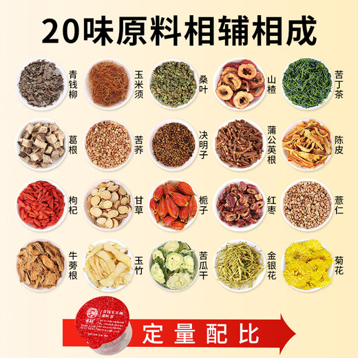 Jingshuo Mais -Rave Tee Tee Grüne Geld Willow Maulbeerblatt Tee Honeysimple mit Blutzucker Blutdruck Fett Tee getrocknete bittere Melonen getrocknete Nährstoffnahrungsnahrung.