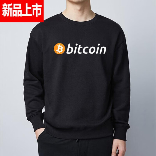 VPVZBTC卫衣马斯克Pi派币卫衣瑞波币门罗币加密衣服比特btc数字货 【圆领】F844黑色派币 M(95-110斤)