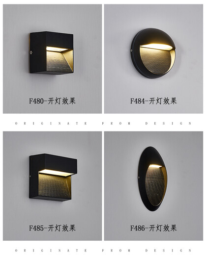 Lámpara de pie de pie de inducción de inducción de inducción de inducción de manera brillante. Lámpara de paso de escalera de escalera de escalón de la lámpara de lámina de látido LED Lámpara pequeña D691 228*81 mm 6W Luz tibia
