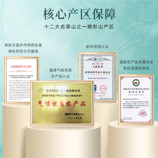 安溪铁观音特级新茶清香型铁观音尝鲜茶叶独立包装礼盒装 【安溪溯源】店长力荐清香500g