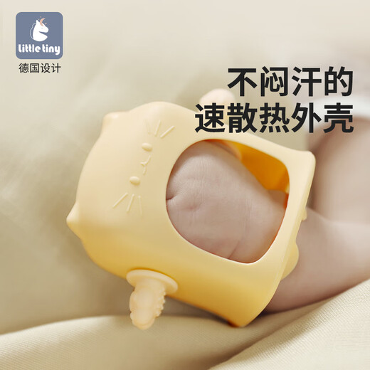 Little tiny baby teether, baby silicone massage chewing gum, anti-eating hand artifact, newborn mouth grinding chewing gum, teething gum-pudding powder, 1 pack