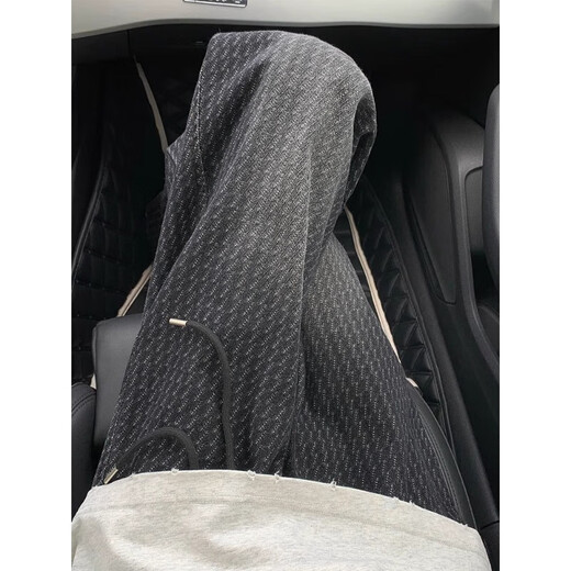 POUM Herrenbekleidung gemeinsame Sternenhimmel-Muster Jeans Herren neues amerikanisches trendiges Design hübsche High Street gerade lose Hose mit weitem Bein CLH-T1748 schwarz XL