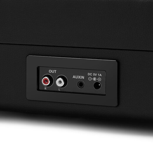Berühmter Schauspieler M008 Vintage Phonograph Retro Vinyl Record Player Audio Wohnzimmer Europäischer Haushaltsrekordspieler Wireless Bluetooth Dai Black
