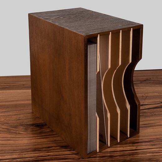 BLACKNOTE record storage box vinyl player phonograph LP record storage rack cabinet magazine cabinet classical nostalgic LP record storage box record storage rack