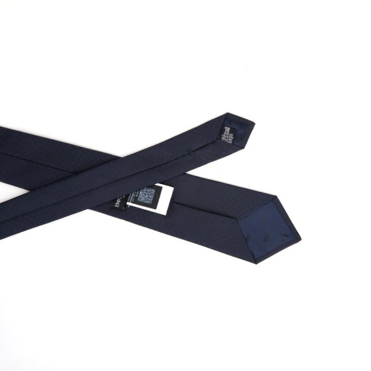 
ARMANI Men's Logo Logo Printed Mulberry Silk Casual Business Tie Gift Box Gift Bag Style Dark Blue 340075 CC113 00036