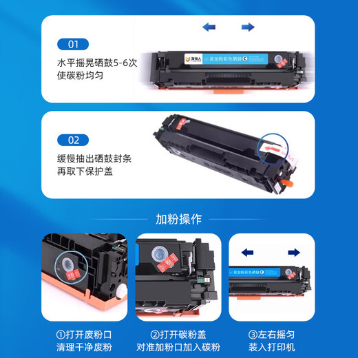 淘物人兼容佳能MF655/657/752惠普283/479彩色激光打印机易加粉硒鼓墨盒 四色大容量1套装 佳能651/655/657易加粉硒鼓