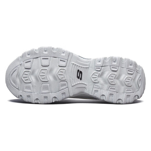 Skechers Little White Bear | Atmungsaktive weiße Herrenschuhe mit erhöhter dicker Sohle und vielseitigen Retro-Casual-Dad-Schuhen-Sneakern 52676