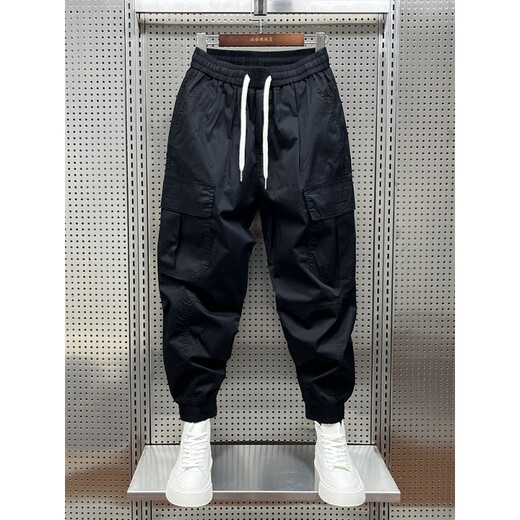 JEEP SPIRIT Japanese work pants men's spring pants ins high street trendy brand versatile oversize large size casual harem pants khaki K315 L