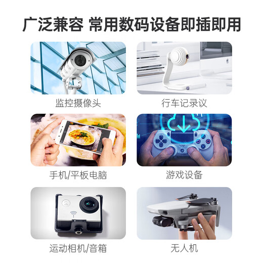banq 128GB TF (MicroSD) memory card A1 U3 V30 4K suitable for Xiaomi surveillance camera special card/driving recorder memory card high-speed version
