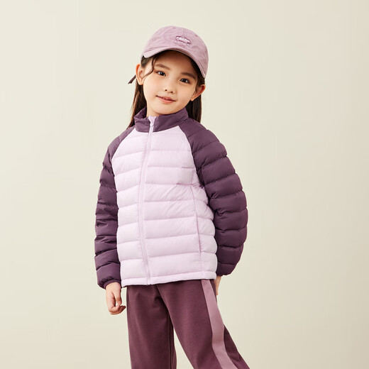 Mini Bala three-proof windproof and warm parent-child down jacket for boys and girls, baby stand-up collar down jacket