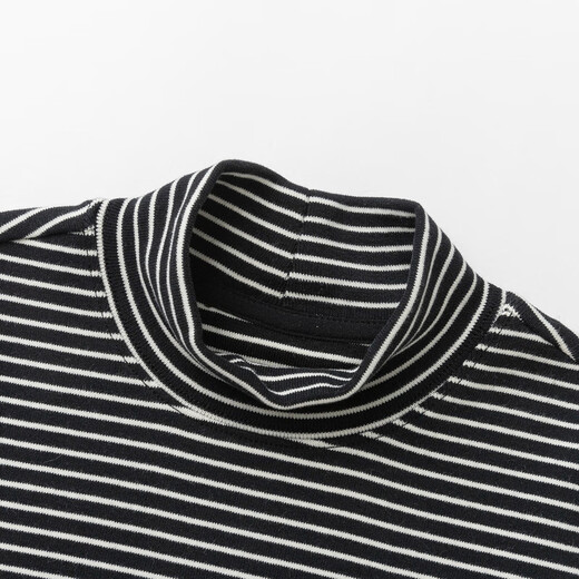 Mini Bala parent-child glutinous rice T-shirt for boys and girls 2024 winter new high-neck bottoming shirt