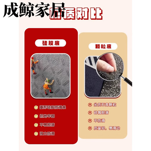 乔迁之喜入户门地垫2024新款门外门前进门垫新居门口入门脚垫地毯 水晶绒硅胶底YY1047 140×180cm