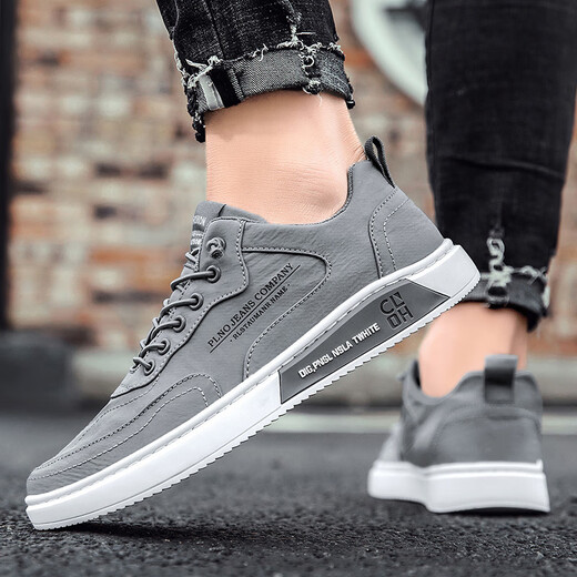Vieil Pékin Chaussures en tissu Chaussures de planche pour hommes Chaussures pour hommes décontractés résistants aux chaussures de toile de style de style un pied, chaussures plates légères x10 vert 42