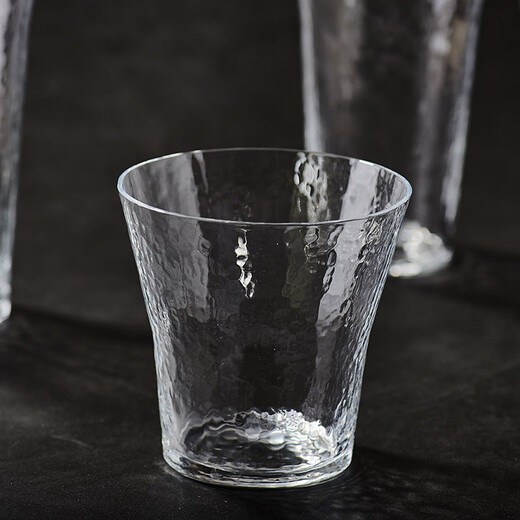 
Cocoa House imported from Japan Toyo Sasaki Hammer Pattern Handmade Glass Beer Juice Drink Cup Japanese Transparent Tea Cup 15902 Wide Mouth Wine Glass 340ml 1
