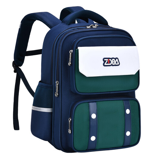 DR Mickey's 2025 new school bag for primary school students in grades 1, 2, 3 to 6, lightweight, large-capacity waterproof children's backpack, large sapphire blue and green (鎹 3D pencil case + watch) No Specifications