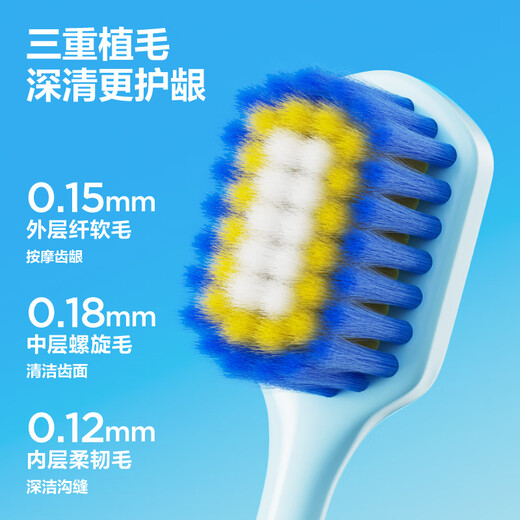 Une demi-trousse à dents large greffe de cheveux triple greffe de cheveux pour les couples de famille adulte 2 emballent le sel de mer + taro violet