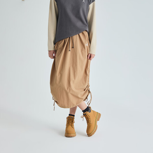 Jeep classic retro rhubarb boots for women 2024 autumn and winter new thick-soled mid-top work shoes desert Martin boots for women gold 37