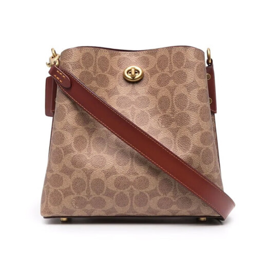 
Coach Women's Counter WILLOW Series Bucket Bag Handbag Fashion One-Shoulder Crossbody Bag Holiday Gift Brown C3890B4NQ4