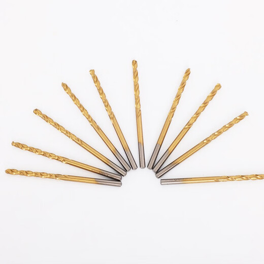 SATA tool twist drill high-speed steel fully ground titanium-plated drill bit punching hand electric drill bit 1mm-13mm optional 10-piece set twist drill 2.5MM 52125A