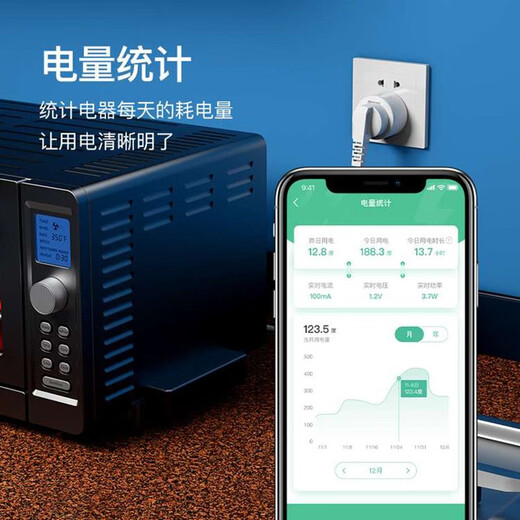 Gosund smart socket Mijia APP remote intelligent control timer switch 10A power statistics to know the daily power consumption network timer smart plug CP1-AM