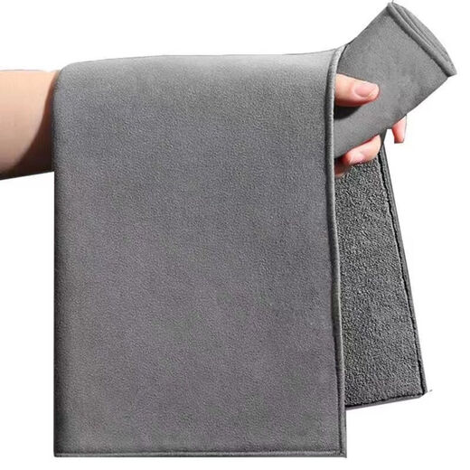 Car wiping towel, car washing towel, water car wiping cloth, suede rag, car supplies, suede 30cm*30cm, thickened version, 2 packs of water