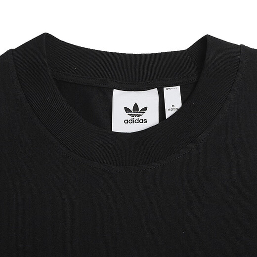 Adidas Clover New Sportswear Running Running Training Fitness Breathable Comfort Casual Round Nou Cold Short T-shirt FM3897 XS