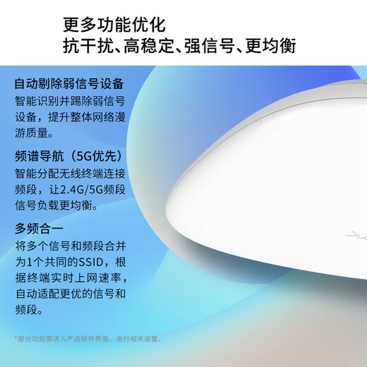 TP-Link-Decke AP XAP1506GC WiFI6 Easy-Shaan Edition AX1500M Dual-Band Gigabit Wireless Deckung Enterprise TL-XAP1506GC-POE/DC Easy-Shaan Edition Factory Standard ohne Stromversorgung