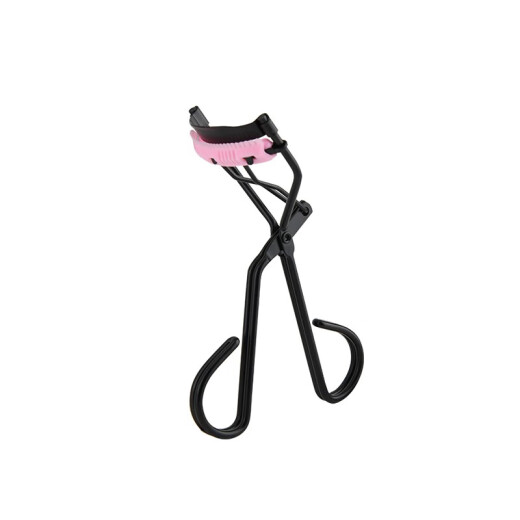 Meidao eyelash curler with comb, curling, long-lasting styling, small comb, blooming, portable curler, false eyelash auxiliary, black eyelash curler with comb