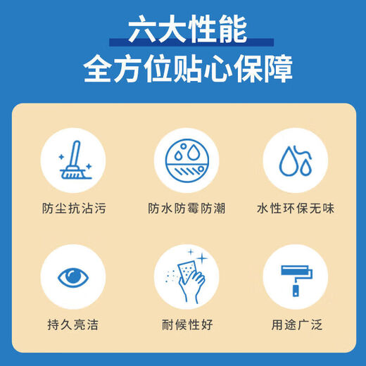 立邦QA691罩面漆内外墙罩面光油防尘耐污仿石漆水包沙亮面墙面漆QA691 QA691(白色)-18L