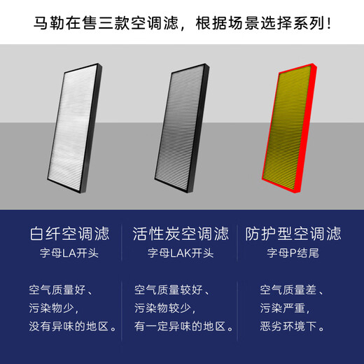 
MAHLE (MAHLE) PM2.5 air conditioning filter element LAK1585 (Empress GS/Empress GL 19 years later/Binyue/Empress GSE)