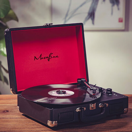 SONY applicable retro gramophone portable LP vinyl record player antique old-fashioned record player 3D stereo Bluetooth audio plug-in upgrade + stylus sound quality upgrade