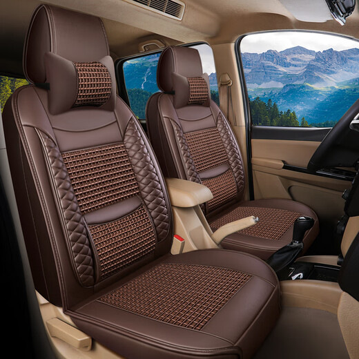 
Zaiwa 22-24 2021 FAW Renault Golden Cup Sea Lion King Special Car Seat Cover All Seasons Universal 679 Beige 6/7 Seat