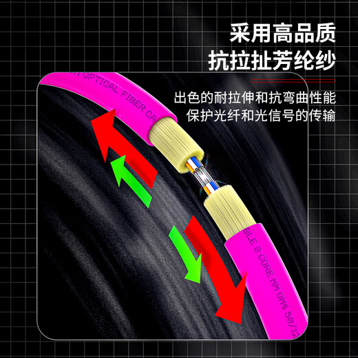 
AMPCOM 10 Gigabit OM4 Multimode MPO-FC Optical Fiber Jumper 12-core 10G/40G/100G Optical Module B Polarity Low Insert Loss Flame Retardant Branch 3 meters AMOM4FC12003