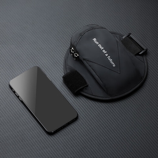 Mobile phone arm bag Running mobile phone arm bag Outdoor mobile phone bag Men's and women's universal arm strap Sports mobile phone arm sleeve wrist bag waterproof black