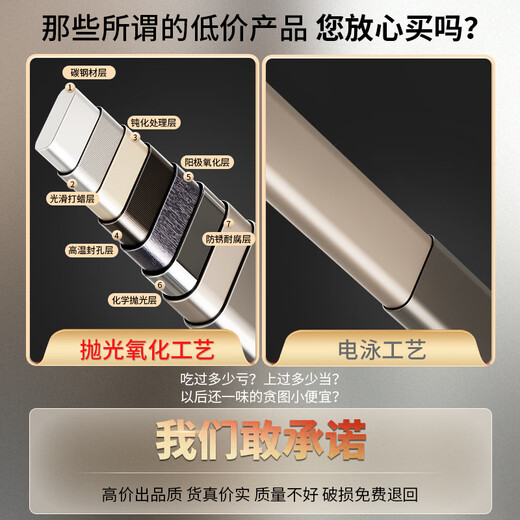 Mrs. Ming's kitchen storage rack countertop microwave storage rack retractable oven rack household multi-layer kitchen storage bracket extra thick and bold fixed 53cm main rack