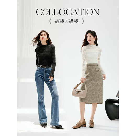 Red sleeves right shoulder stand collar niche chiffon shirt spring and autumn new women's hollow lace fashion simple and comfortable long-sleeved top Qianmi 005 M