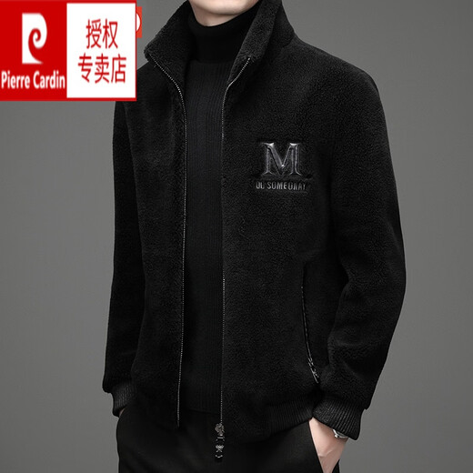 Piercadan pellet sheep shearing men's wool coat fur integrated short lamb wool jacket men's jacket trend 20121 gray 170 suitable for 100 to 120 Jin [Jin equals 0.5 kg]