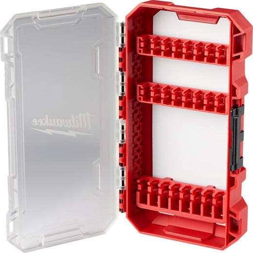 Wen Yijia Customized Milwaukee Packout kompatibel mit selbstbohrer Batch-Speicherbox-Batchbohrer-Bit-Teil-Speicher 48-32-9922 Große Bohrbox doppelseitig
