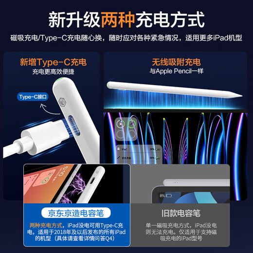 Made in Tokyo, iPad Apple Pencil Second Generation Apple Pen Capacitive Pen Magnetic Rechargeable Tablet Handwriting Pro11/12.9 Stylus 2022/21Air5/4 Special for Painting