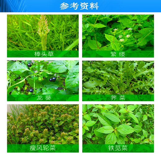 沪联植保 沪联万红 757草甘膦 68%草甘膦铵盐粉剂农药 非耕地除杂草行间杂草烂根农用草甘磷除草剂 50克/袋*1袋