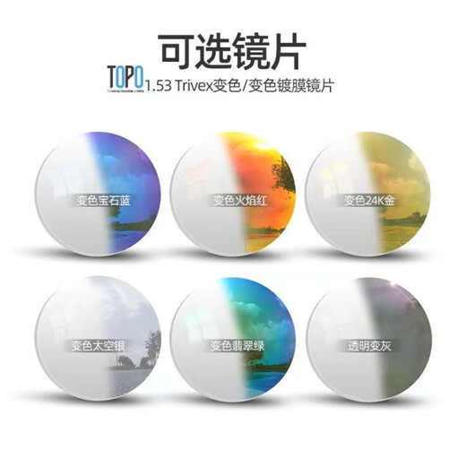 100 PRCNT【骑行眼镜近视定制】O记近视定制TRIVEX变色镀膜 9208radar EV近视定制