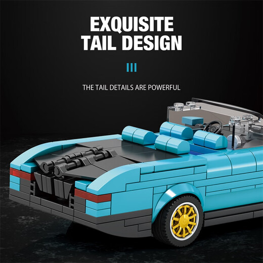 HUILIE Rolls-Royce Building Bloc Sports Car Assembly Touet Huitice Car Ornement Model Boy Rolls-Royce 688