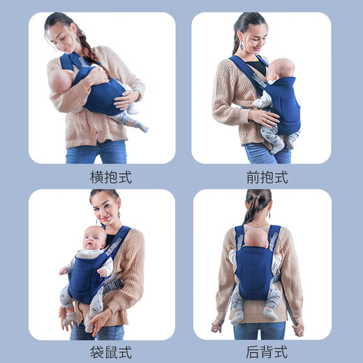 Aiebao Baby ремешок Многофункциональный детский ремешок на ремешках назад и заднем ремешка сзади Светлый серый размер
